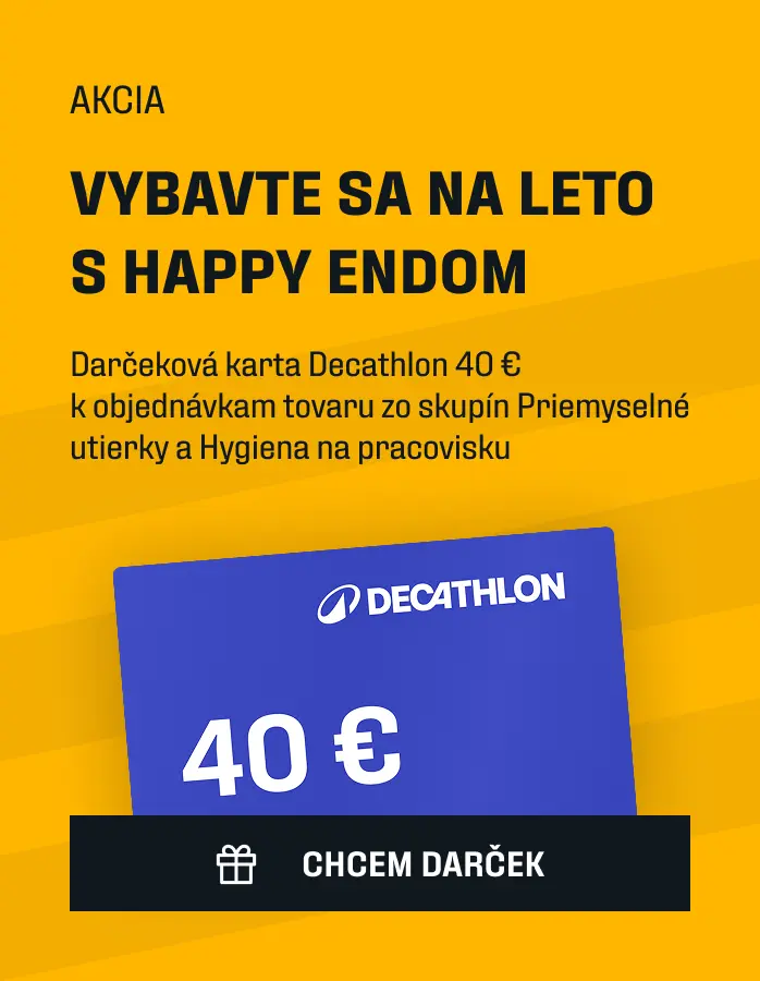 Vybavte sa na leto s happy endom – darčeková karta Decathlon ako bonus