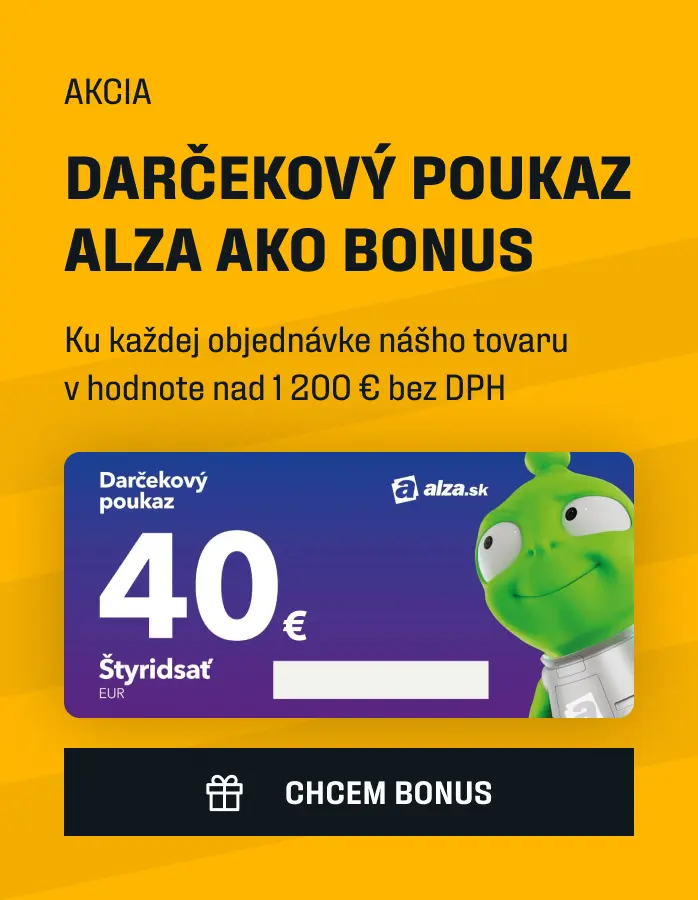 AKCIA: Darčekový poukaz Alza ako bonus