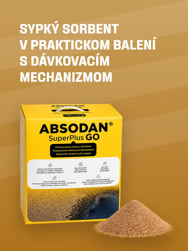 Sypký sorbent Absodan SuperPlus Go (DN 35)