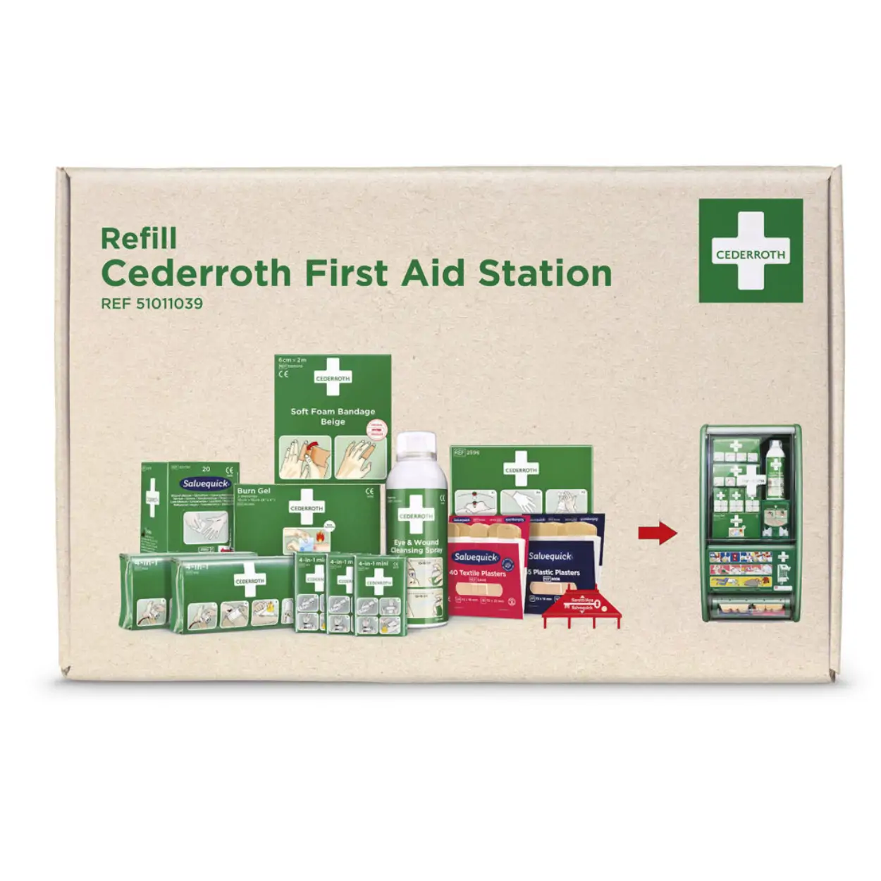 Náplň pre stanicu prvej pomoci Cederroth
