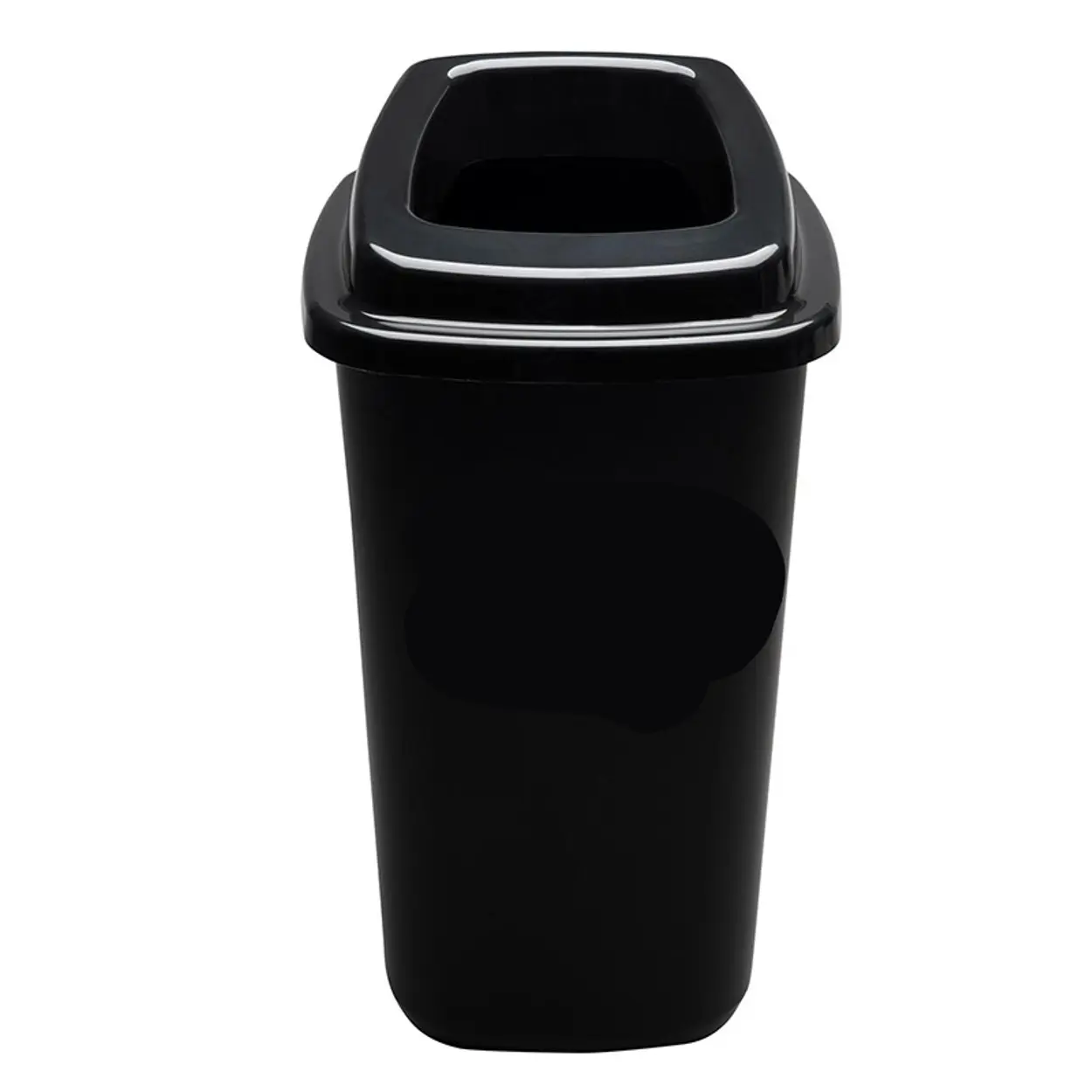 Plastový kôš na triedený odpad, 45 l, čierna
