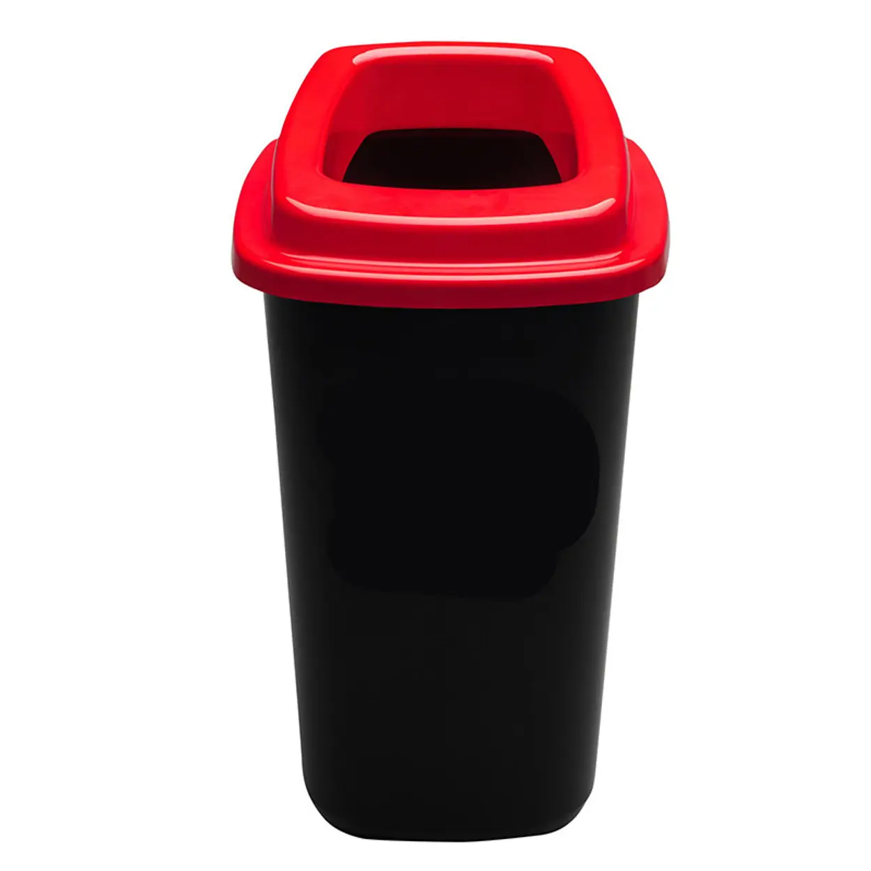 Plastový kôš na triedený odpad, 45 l, červená