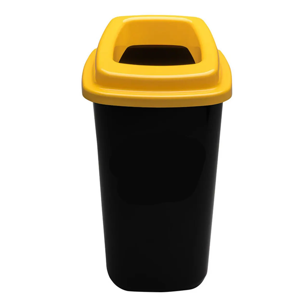 Plastový kôš na triedený odpad, 90 l , žltá